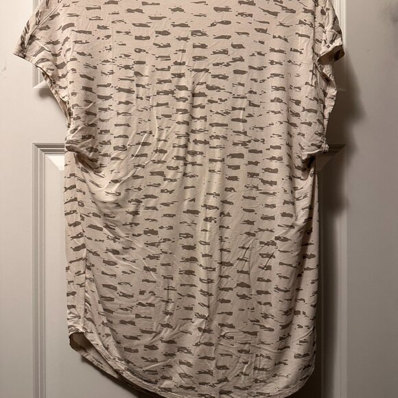 Alison Izu “Alex” Top – Antique White Slab Rayon Jersey – Size M - Picture 3 of 3